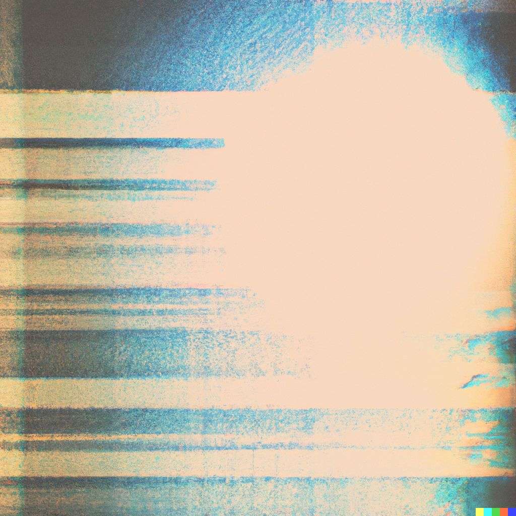 a representation of anxiety, pixel sorting glitch art